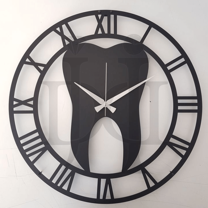 138MDC00368-Dentist-Metal-Wall-Clock
