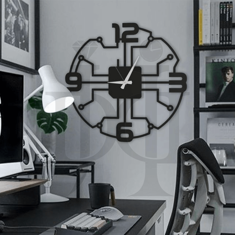 142MDC00372-Digital-Metal-Large-Wall-Clock