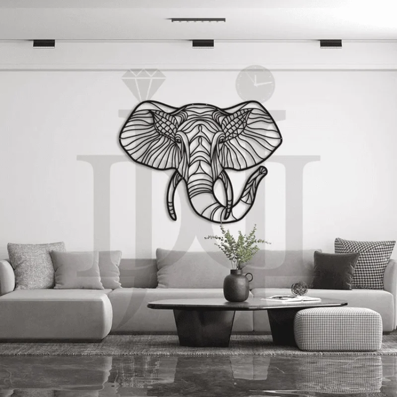 173MDC00403-Elephant-Metal-Wall-Art