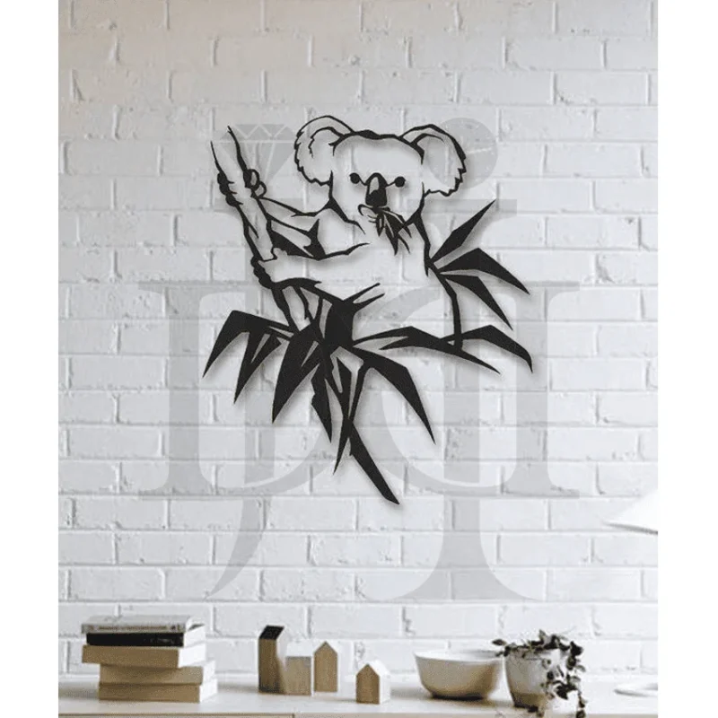 208MDC00438-Koala-Metal-Wall-Art