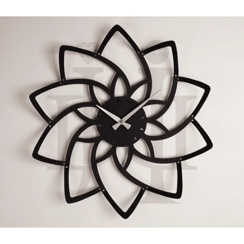 247MDC00477-Metal-Lotus-Wall-Clock-1