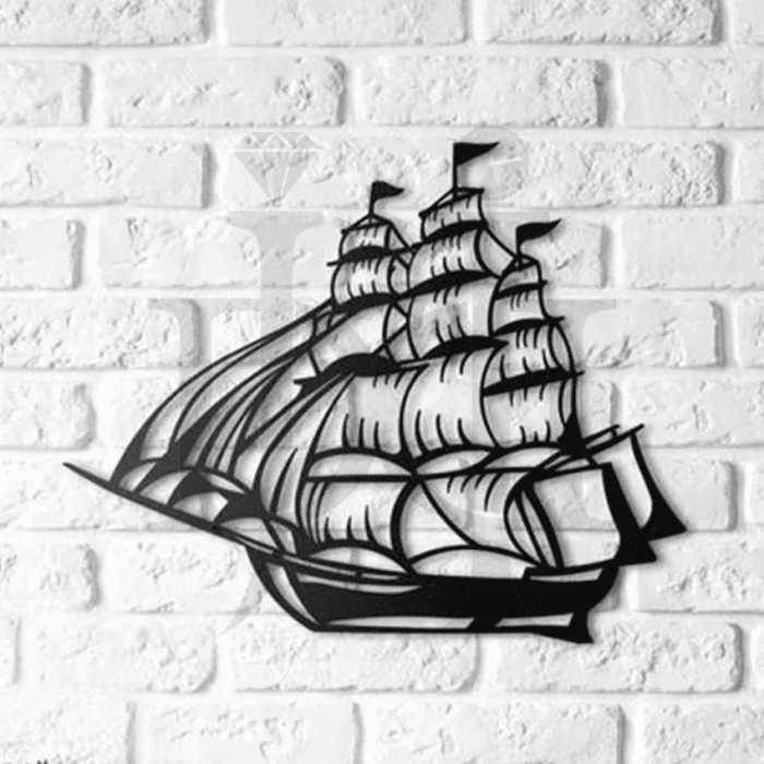 264MDC00494-boat-Metal-Wall-Art