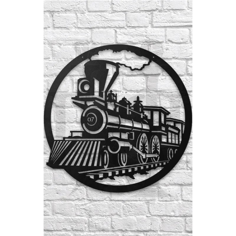 47MDC00277-Train-wooden-wall-art