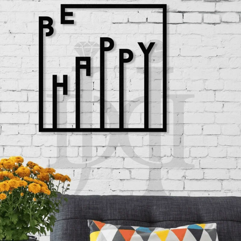 89MDC00319-Be-Happy-Gift-for-Decor-Wall-Art-Home-Decor