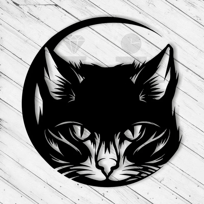 98MDC00328-Black-Cat-Wall-Art-Decor