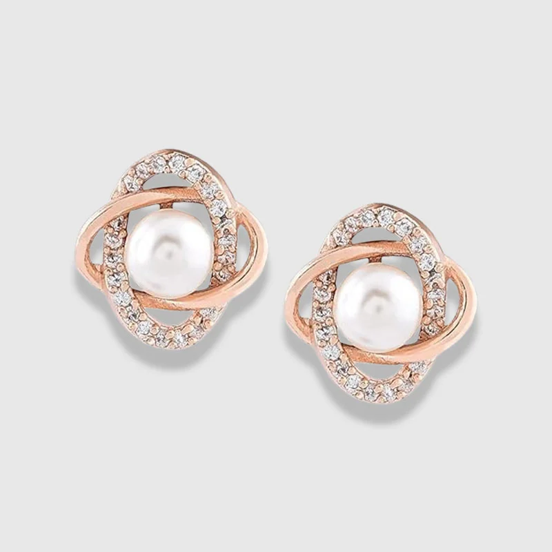 Fancy Small Drop Zircon Earrings