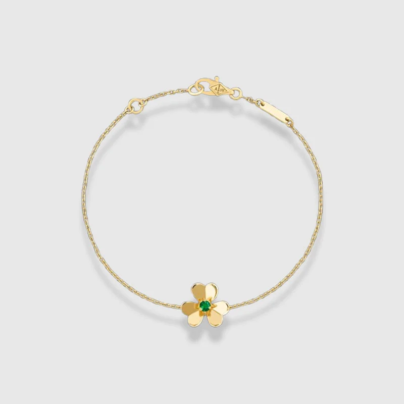 Mini Floral Single-Row Bracelet