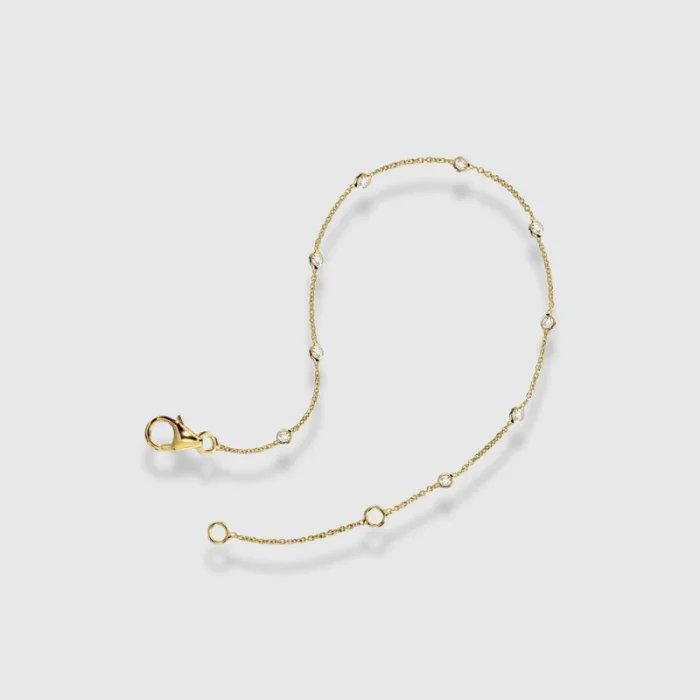 Delicate Fine Link Gold Bracelet