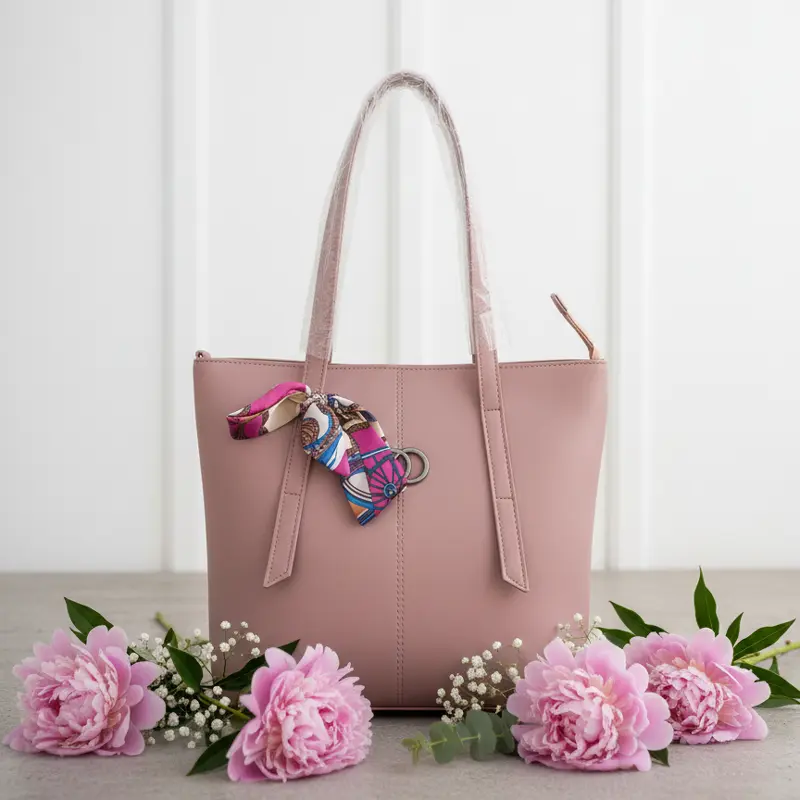 Pink Shoulder Handbag