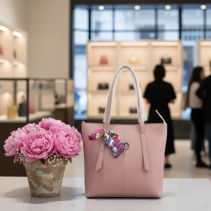 Pink Shoulder Handbag