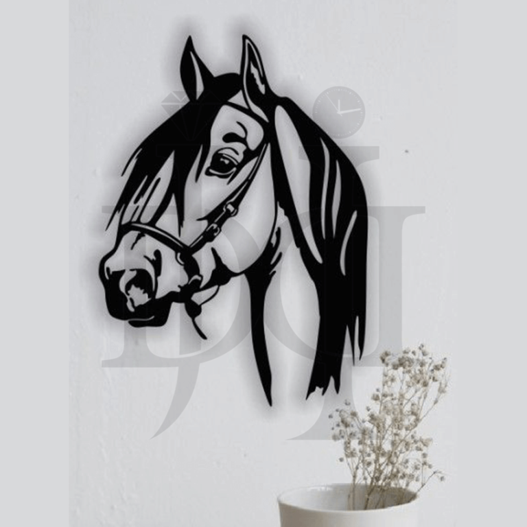 Horse face wall art