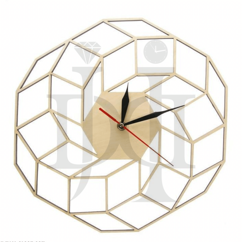 353MDC00583-Wooden-Clock-Swirl-Shape